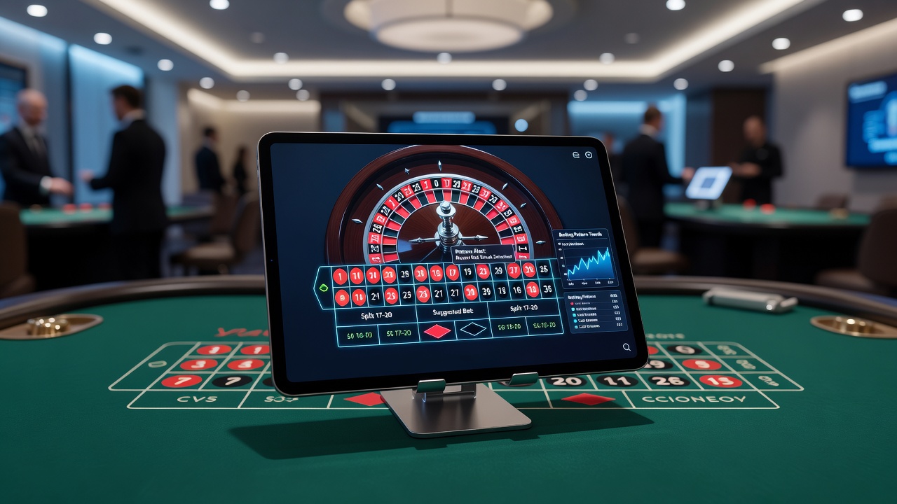 Mobile roulette screen displaying betting history panel alongside wheel spin results in a regulated app environment