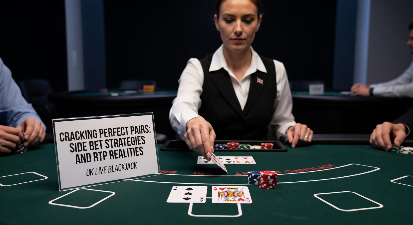 Close-up of a perfect pair payout on a live blackjack screen, showing 25:1 win during a UK player session