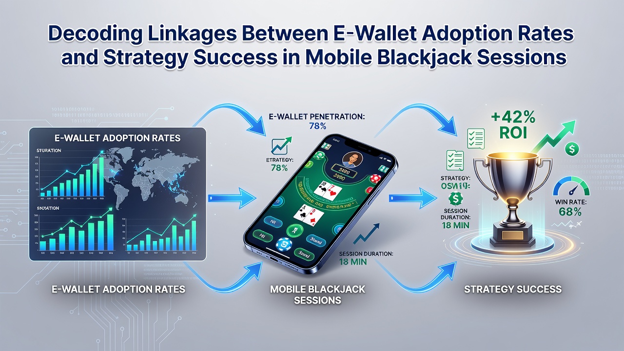 Close-up of blackjack strategy chart displayed alongside e-wallet balance on mobile device