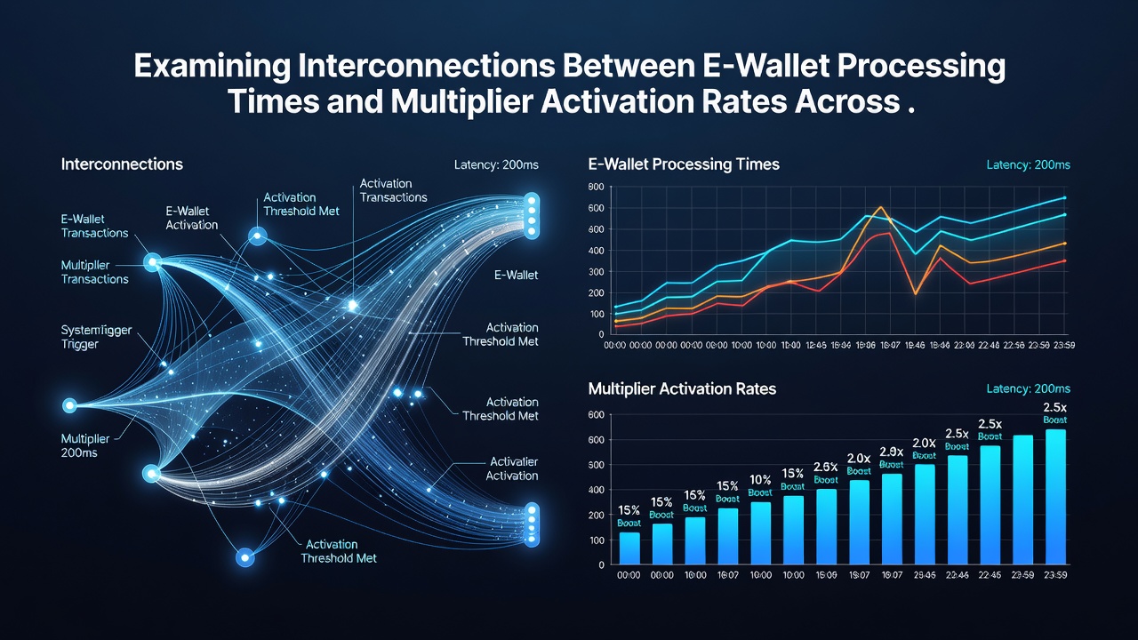 Data visualization comparing e-wallet speeds and multiplier rates in different UK mobile slot types