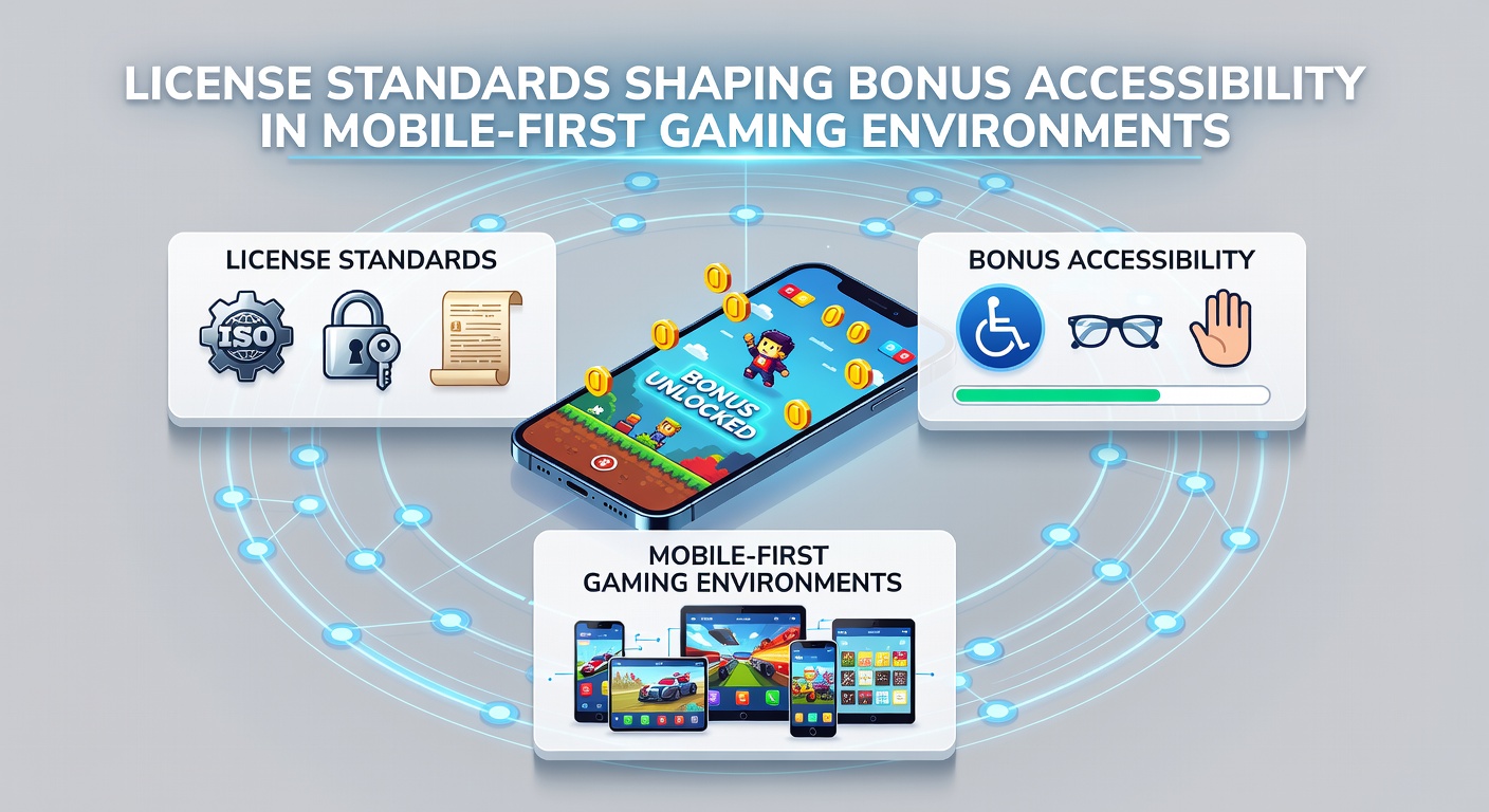 Diagram illustrating licensing workflow for bonus approvals in mobile gaming platforms