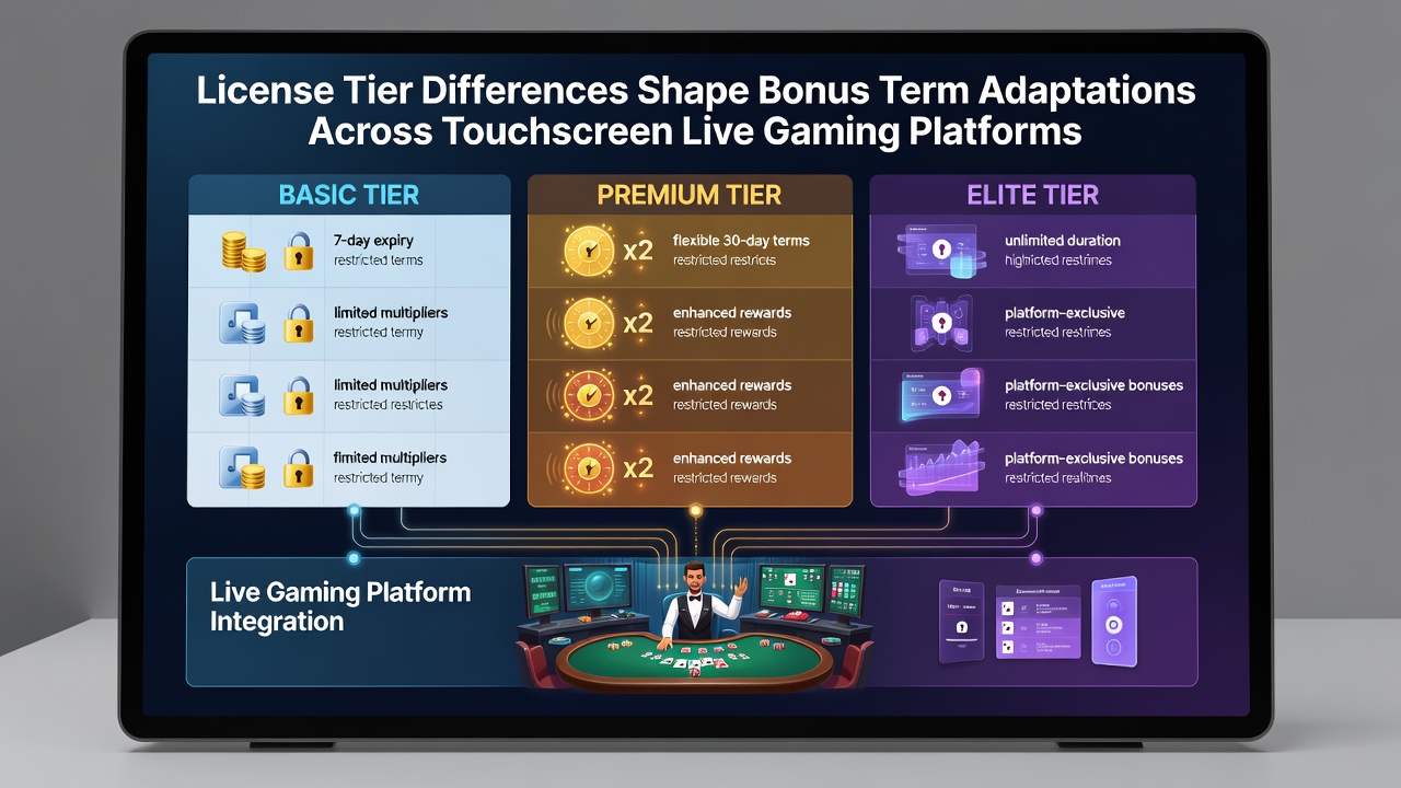 Mobile live dealer session with adaptive bonus terms displayed during a touchscreen blackjack game