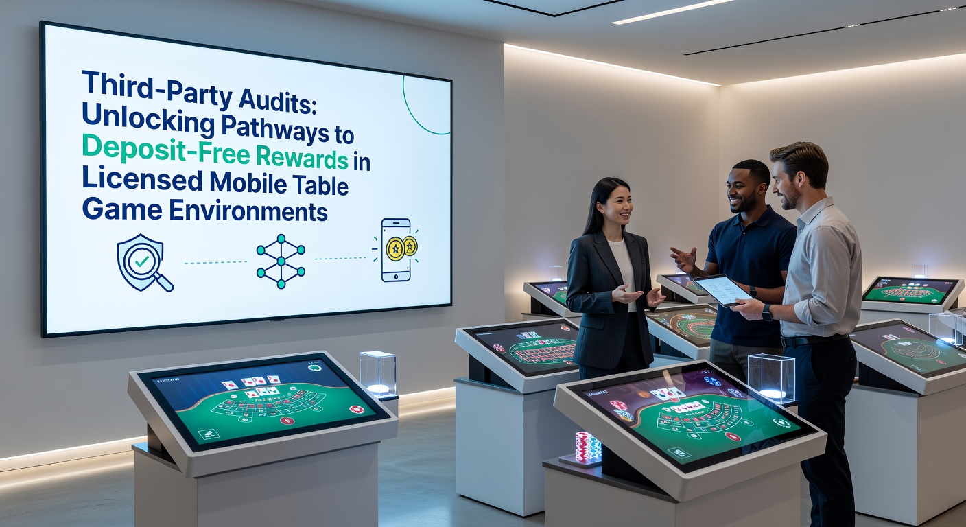 Mobile table game interface displaying certified deposit-free reward activation