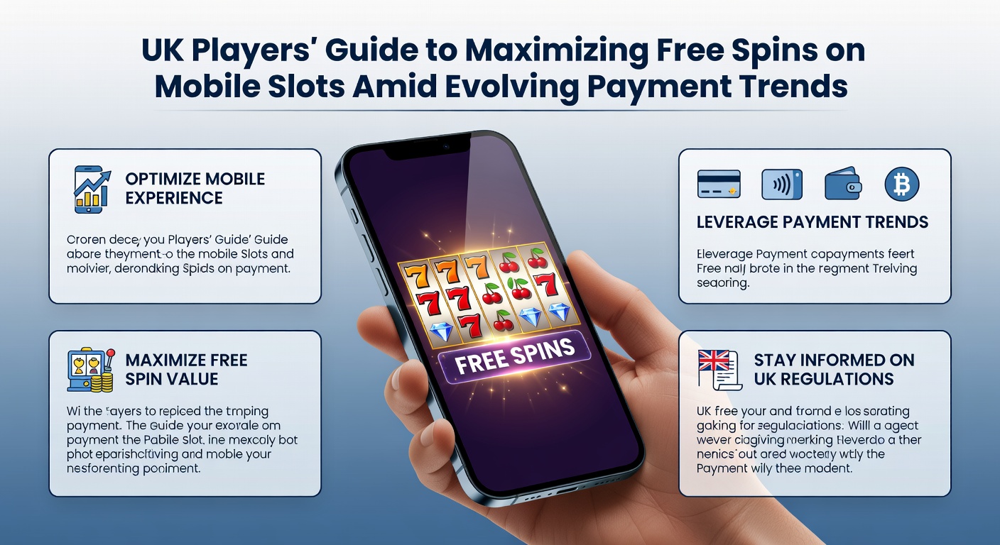 Smartphone displaying a mobile casino app with payment options like Apple Pay and Pay by Mobile, alongside slot bonus free spins counter